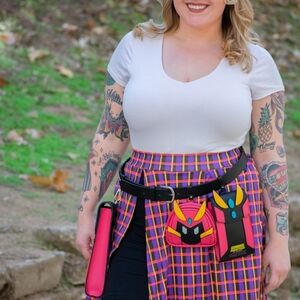 GAMEMASTER HEROICOUTURE Pouch‎ Utility 45 Inch Belt 4pc NWT Faux Leather